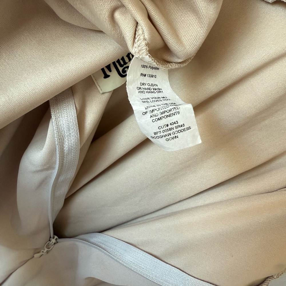 Show Me Your MuMu Godshaw Goddess Gown in Beige - Picture 7 of 7